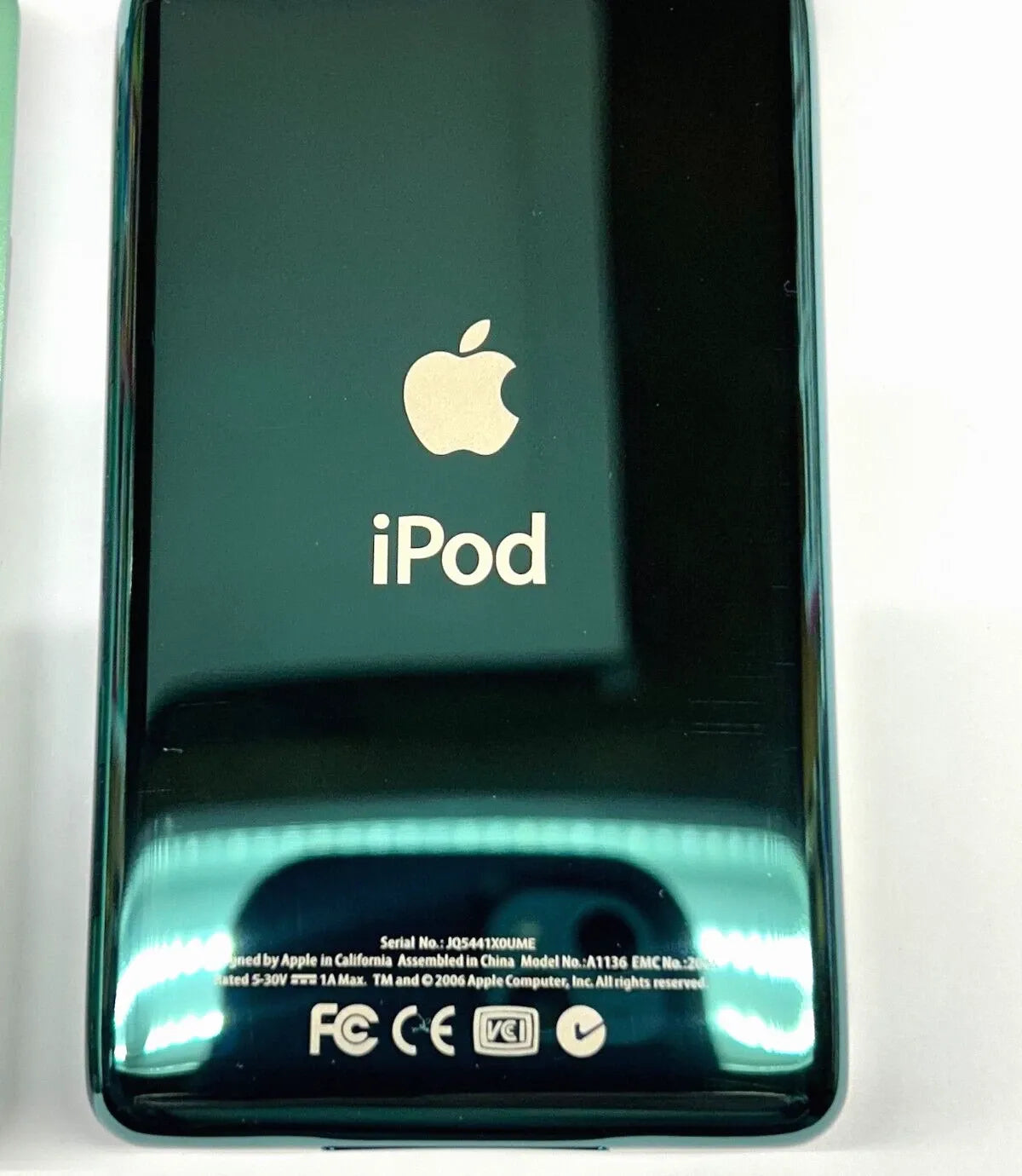 Apple iPod Classic 7th Generation Green Front/Teal Back | 2TB SSD Bluetooth Mod | USB-C Fast Charging | Upgraded Mega Battery | Fully Refurbished | Rare Edition
