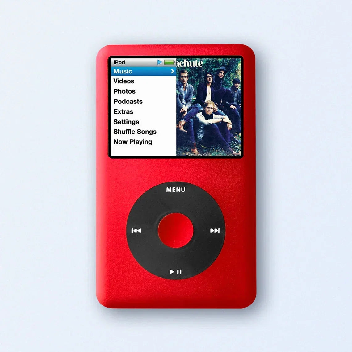 Bluetooth Mod iPod Classic 7th Gen | Red Edition | 2TB SDXC | 3000 mAh Battery | USB-C Upgrade