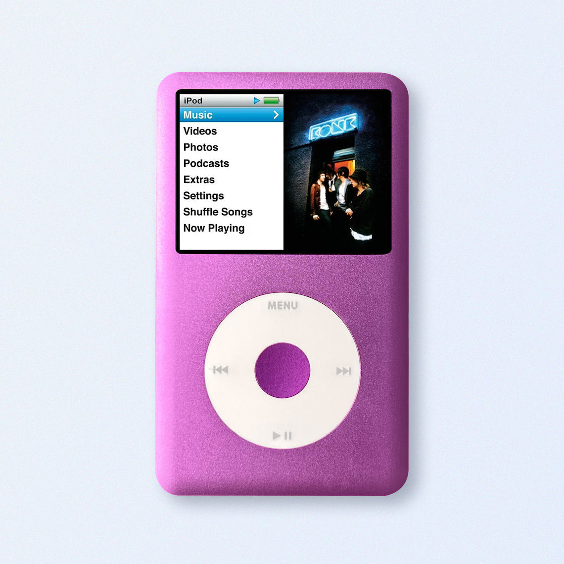 Bluetooth Mod iPod Classic 7th Gen | Purple Edition | 2TB SDXC | 3000 mAh Battery | USB-C Upgrade