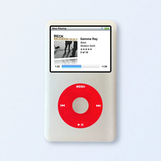 Bluetooth Mod iPod Classic 7th Gen | Silver Edition | 2TB SDXC | 3000 mAh Battery | USB-C Upgrade