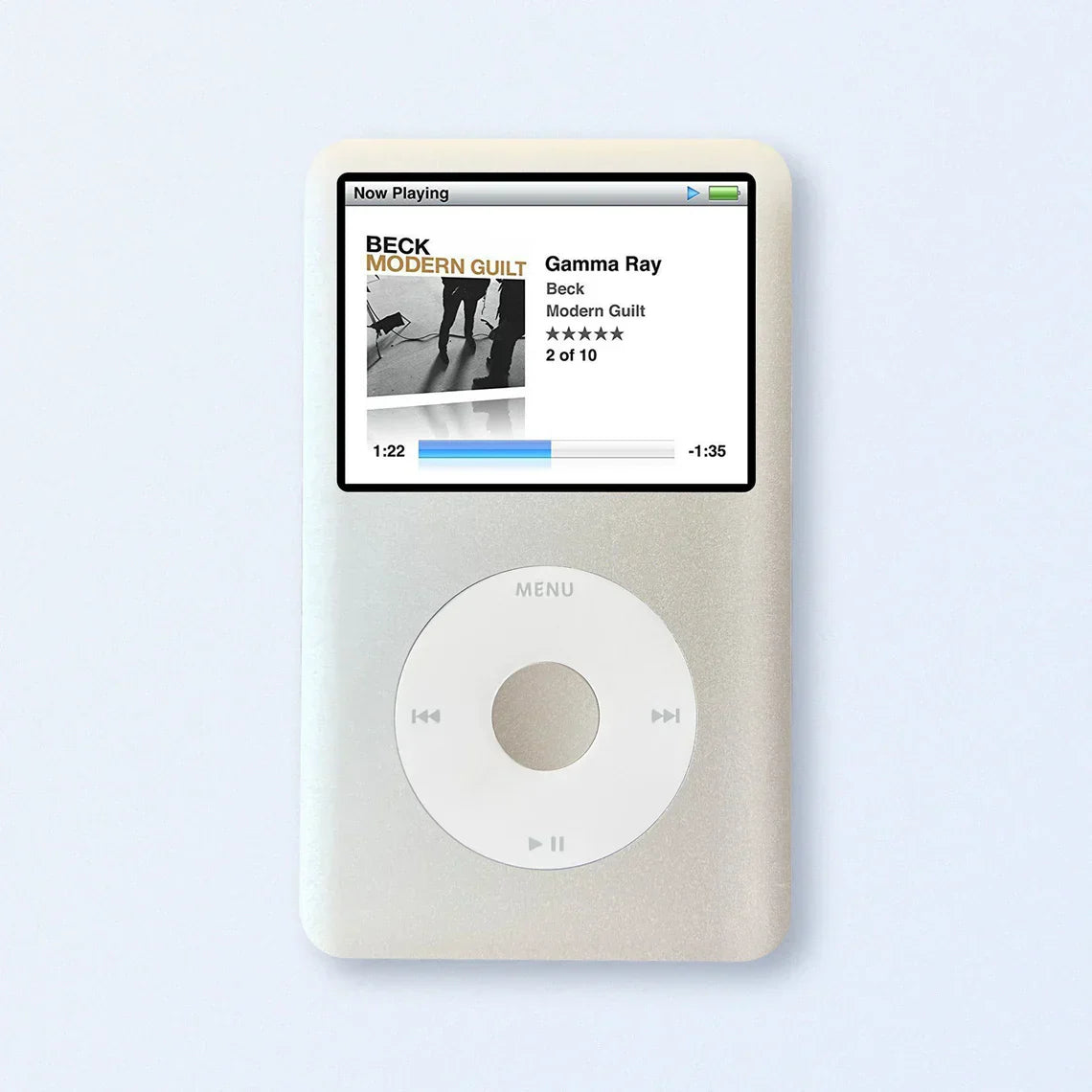 Bluetooth Mod iPod Classic 7th Gen | Silver Edition | 2TB SDXC | 3000 mAh Battery | USB-C Upgrade