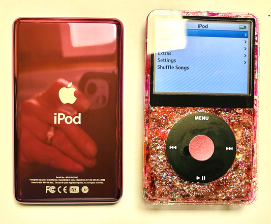 Apple iPod Classic 7th Generation Atomic Pink | 2TB SSD Bluetooth Mod | USB-C Fast Charging | Upgraded Mega Battery | Fully Refurbished | Rare Edition