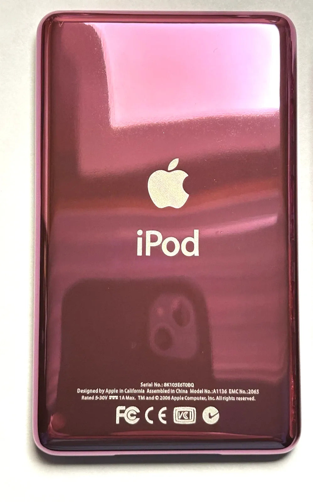Apple iPod Classic 7th Generation Atomic Pink | 2TB SSD Bluetooth Mod | USB-C Fast Charging | Upgraded Mega Battery | Fully Refurbished | Rare Edition