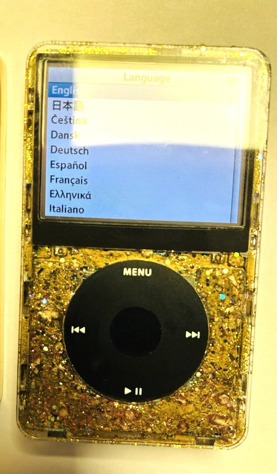 Bluetooth Mod Apple iPod Classic 5.5th Atomic Gold Sparkler 2TB Wolfson DAC 3000 Battery