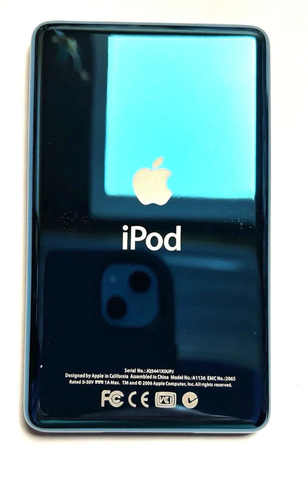 Bluetooth Mod Apple iPod Classic 5.5th Atomic Blue Sparkler 2 TB Wolfson DAC 3000 Battery