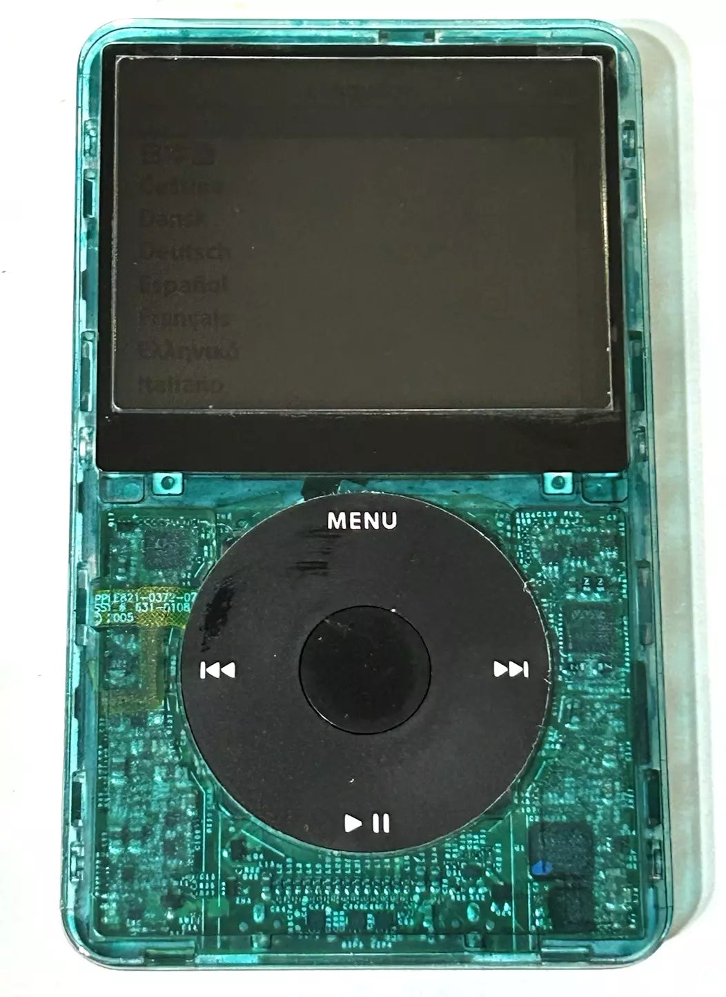Bluetooth Mod Apple iPod Classic 5.5th Turq 2TB  SSD Wolfson DAC Atomic 3000 Mega Battery