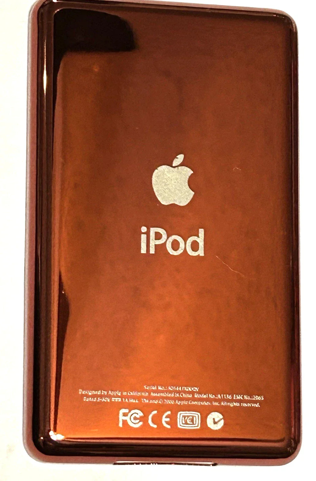 Bluetooth Mod Apple iPod Classic 5.5th Atomic Orange Fireball 2TB Wolfson DAC 3000 Battery